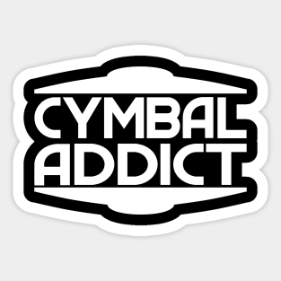 Cymbal Addict Sticker